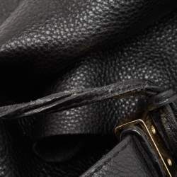 Pre Owned Michael Kors Black Soft Leather Colgate Tote