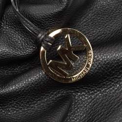 Pre Owned Michael Kors Black Soft Leather Colgate Tote