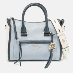 Pre Owned Michael Kors Tricolor Leather Medium Carine Satchel
