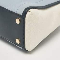 Pre Owned Michael Kors Tricolor Leather Medium Carine Satchel