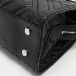 Pre Owned Michael Kors Black Quilted Leather Kathy Satchel
