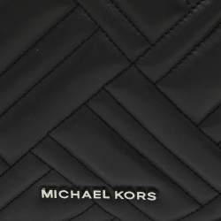 Pre Owned Michael Kors Black Quilted Leather Kathy Satchel