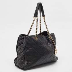 Michael Kors Black Quilted Leather Susannah Tote