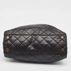 Michael Kors Black Quilted Leather Susannah Tote