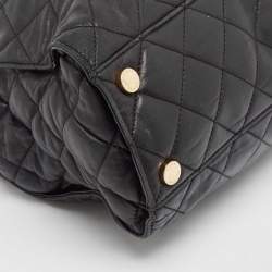 Michael Kors Black Quilted Leather Susannah Tote