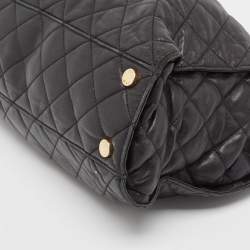 Michael Kors Black Quilted Leather Susannah Tote