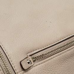 Michael Kors Beige Leather Rhea Studded Backpack