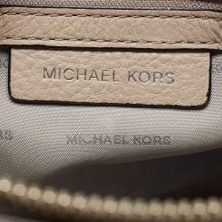 Michael Kors Beige Leather Rhea Studded Backpack