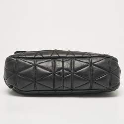 Micheal Kors Black Quilted Leather Large Sloan Shoulder Bag