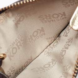 Michael Kors Dark Brown Leather Top Zip Coin Purse
