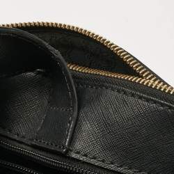 Pre Owned Michael Kors Black Leather Medium Sutton Tote