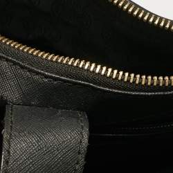 Pre Owned Michael Kors Black Leather Medium Sutton Tote