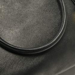 Pre Owned Michael Kors Black Leather Medium Sutton Tote