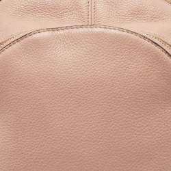 Michael Kors Beige Leather Rhea Backpack