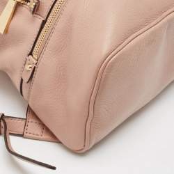 Michael Kors Beige Leather Rhea Backpack