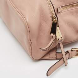 Michael Kors Beige Leather Rhea Backpack