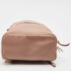 Michael Kors Beige Leather Rhea Backpack