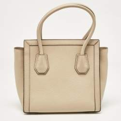 Michael Kors Beige Leather Mercer Studio Tote