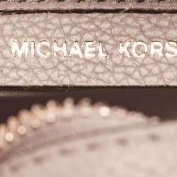 مملوكة مسبقًا Michael Kors Beige Leather Round Crossbody Bag