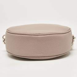 مملوكة مسبقًا Michael Kors Beige Leather Round Crossbody Bag