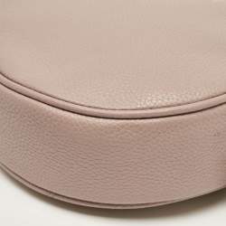 مملوكة مسبقًا Michael Kors Beige Leather Round Crossbody Bag