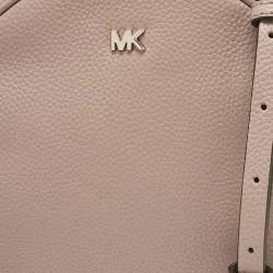 مملوكة مسبقًا Michael Kors Beige Leather Round Crossbody Bag