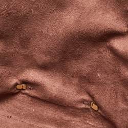 Pre Owned Michael Kors Dark Brown Signature Coated Canvas and Leather Izzy Tote