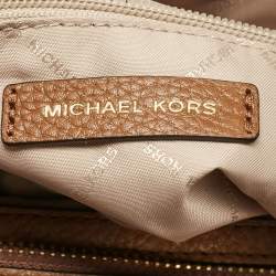 Michael Kors Grey Signature Coated Canvas Logo Chain Shoulder Bag