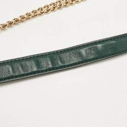 Pre Owned Michael Kors Green Quilted Leather Medium Whitney Shoulder Bag