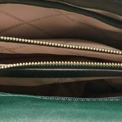 Pre Owned Michael Kors Green Quilted Leather Medium Whitney Shoulder Bag