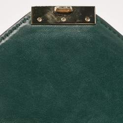 Pre Owned Michael Kors Green Quilted Leather Medium Whitney Shoulder Bag