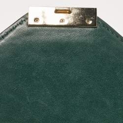 Pre Owned Michael Kors Green Quilted Leather Medium Whitney Shoulder Bag