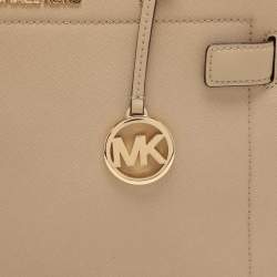 Pre Owned حقيبة يد توتس ميشيل كورس راين جلد بيج