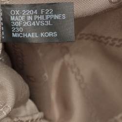 Michael Kors Brown Leather Small Avril Satchel