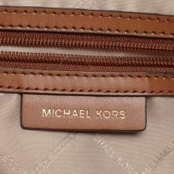 Michael Kors Brown Leather Small Avril Satchel