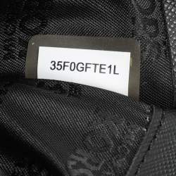 Pre Owned Michael Kors Black Leather Fulton Continental Wallet