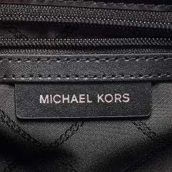Michael Kors Black Faux Leather Medium Studded Rhea Backpack