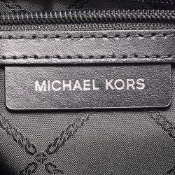 Michael Kors Black Faux Leather Medium Studded Rhea Backpack