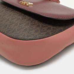 Michael Kors Multicolor Signature Coated Canvas and Leather Shoulder Bag