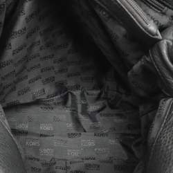 Pre Owned MICHAEL Michael Kors Black Leather Large Hamilton North South Tote