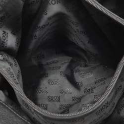 Pre Owned MICHAEL Michael Kors Black Leather Large Hamilton North South Tote