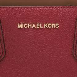 Pre Owned Michael Kors Burgundy Leather large Adele Tote
