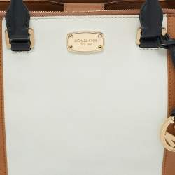 Michael Kors Tricolor Leather Double Zip Colorblock Tote