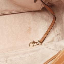 Pre Owned Michael Kors Brown Leather Large Selma Tote