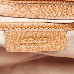 Pre Owned Michael Kors Brown Leather Large Selma Tote