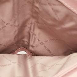 Pre Owned محفظة توري برش جيت سيت ترافيل كانفاس مقوى بني سحاب مزدوج حمالة معصم