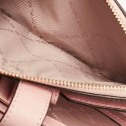 Pre Owned محف ظة توري برش جيت سيت ترافيل كانفاس مقوى بني سحاب مزدوج حمالة معصم