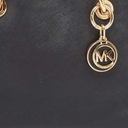 مملوكة مسبقًا Michael Kors Black Leather Small Cynthia Tote