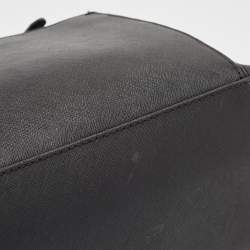Michael Kors Black Leather Jet Set Top Zip Tote