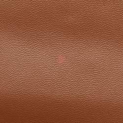 Pre Owned Michael Kors Brown Signature Canvas Large Heather Shoulder Bag